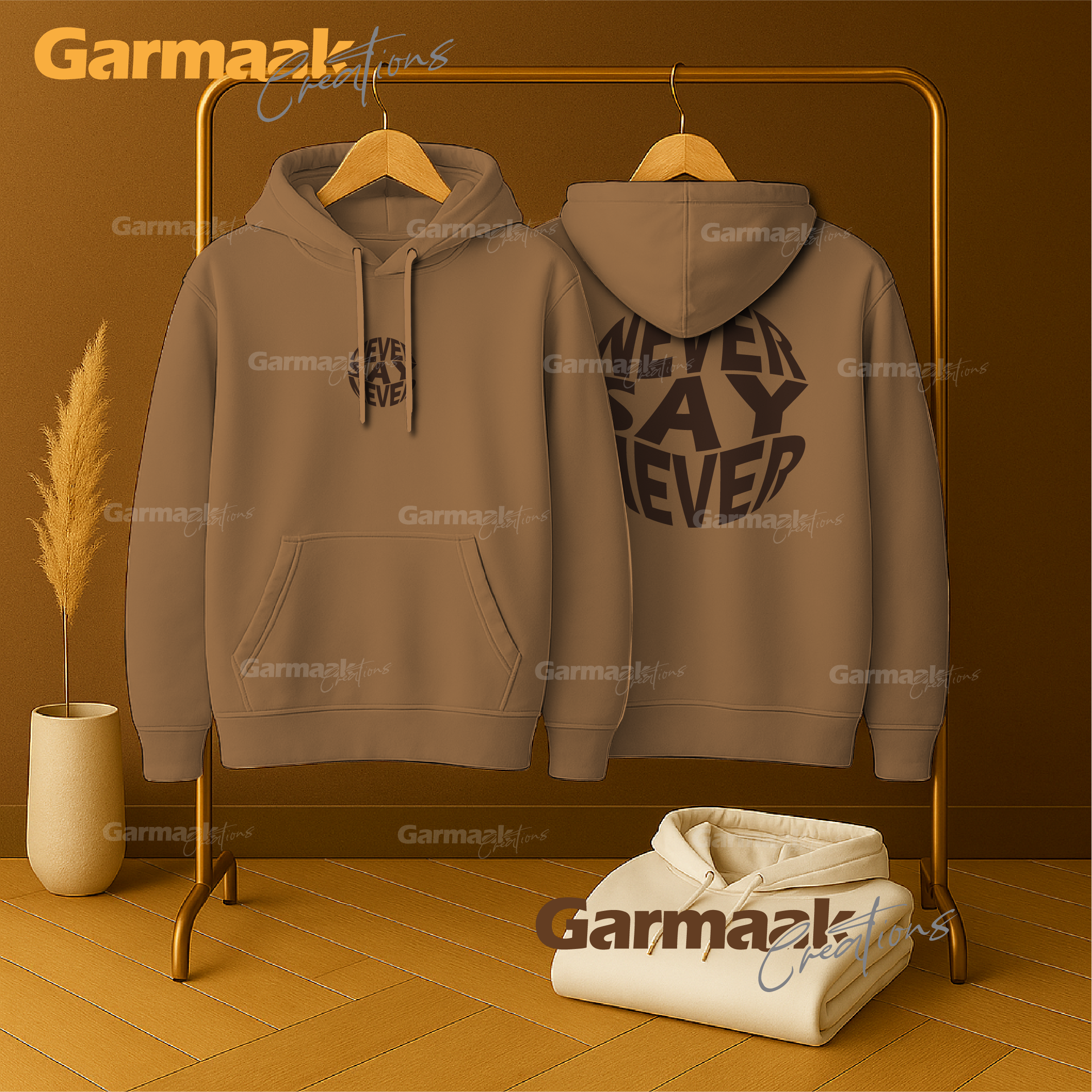 Never say never (front & back)