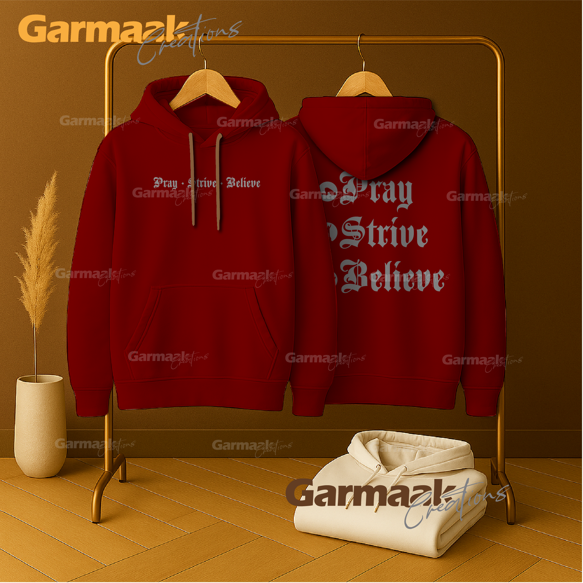 Pray - Strive - Believe (front & back)